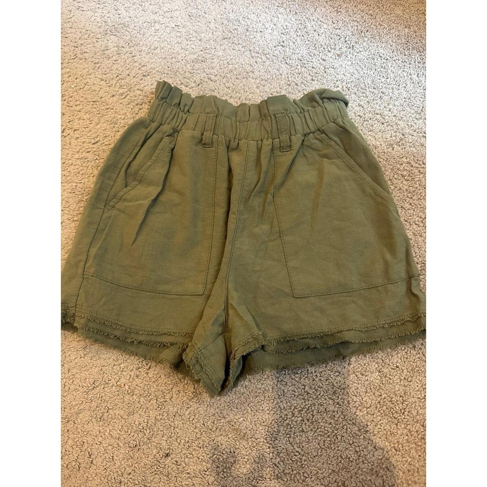 Women's High-Waisted Paperbag Waist Shorts